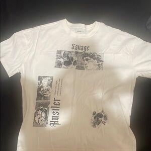 White Graphic T-Shirt